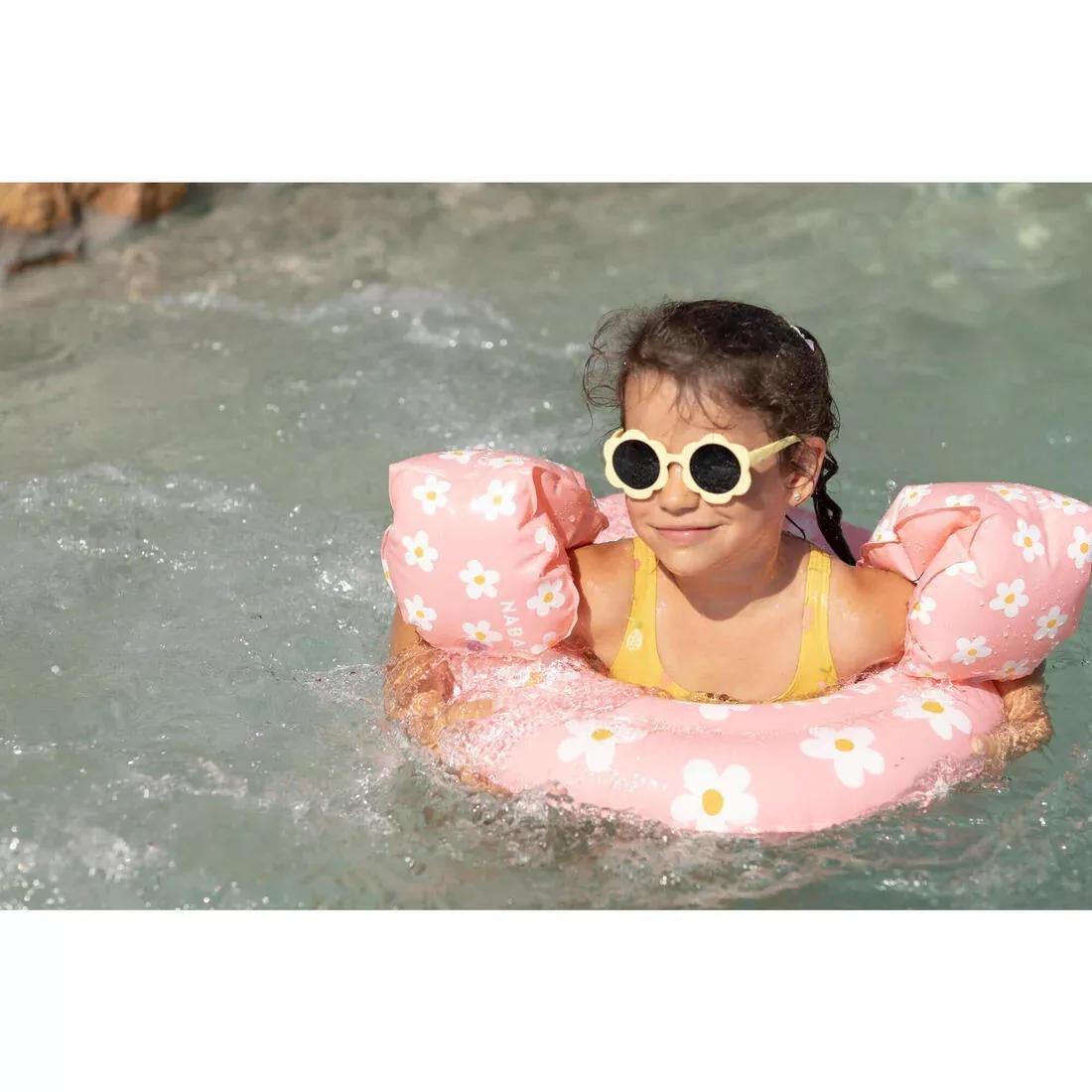 Kids Swimming Armbands With, Pink, No Color, large image number 10