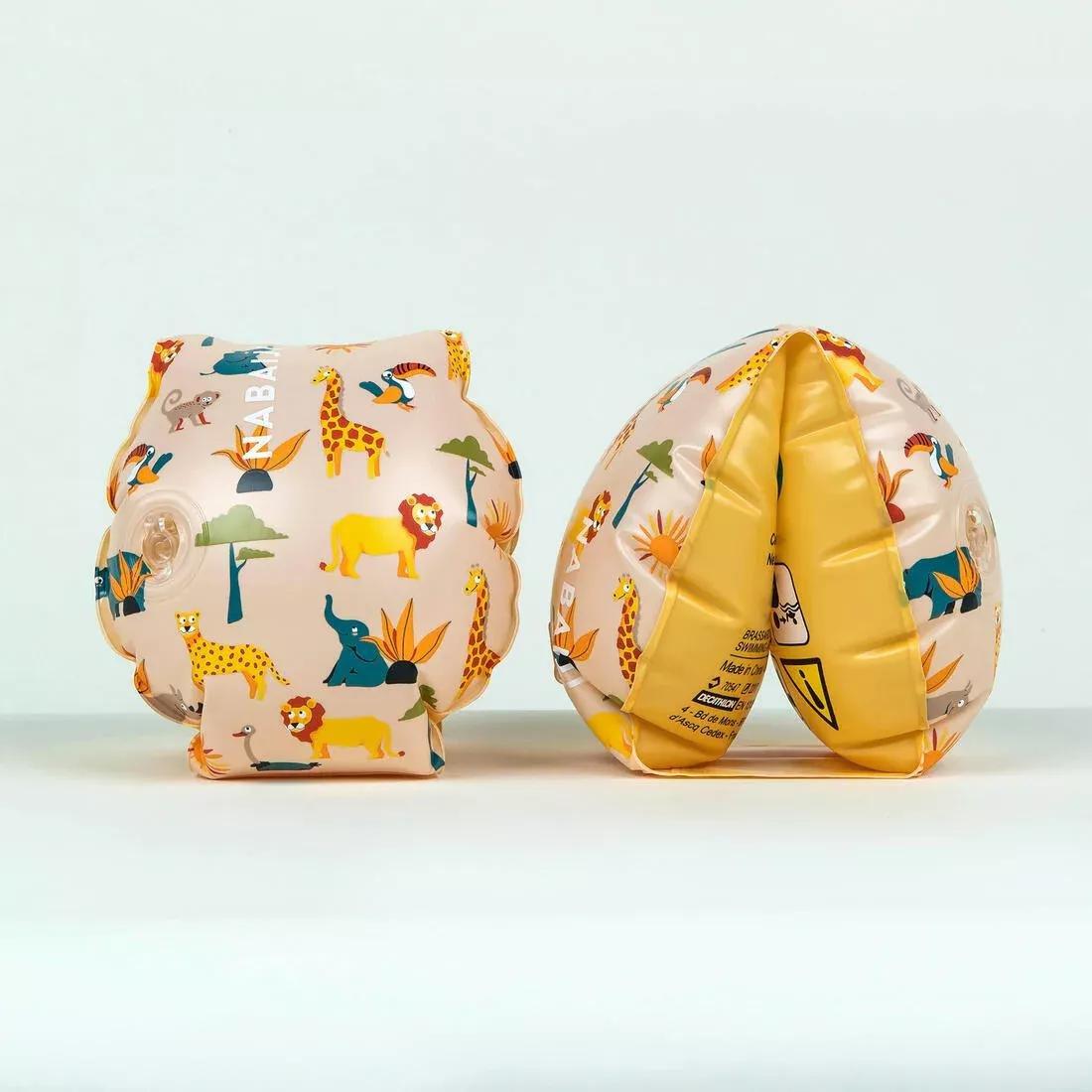 Kids Swimming Armbands With, Off White, No Color, large image number 0