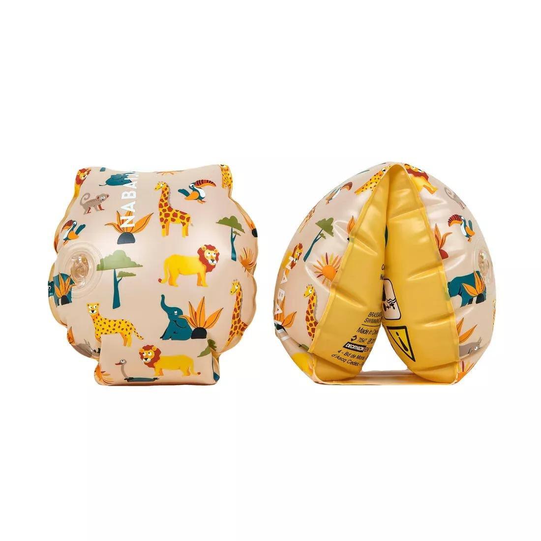 Kids Swimming Armbands With, Off White, No Color, large image number 5