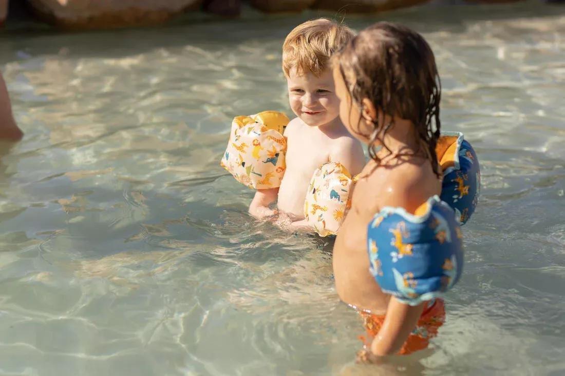 Kids Swimming Armbands With, Off White, No Color, large image number 7