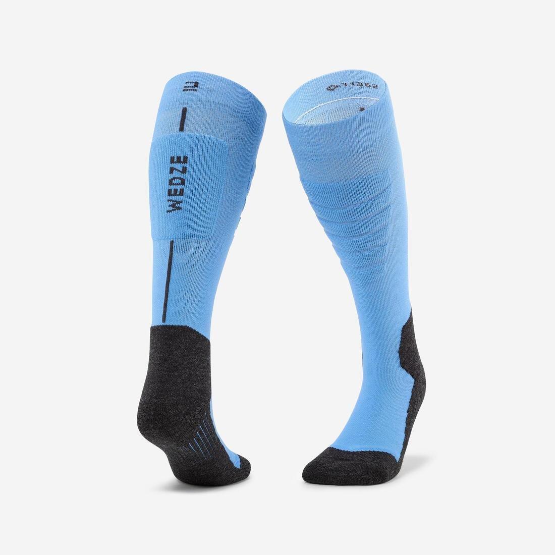 Ski Socks - 100 Neon, Blue, , medium