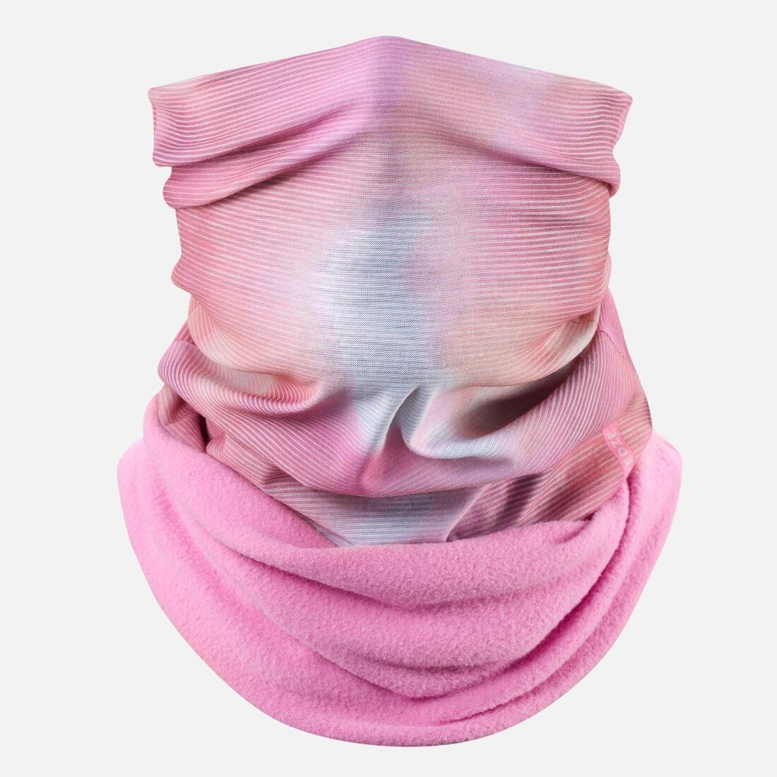 LIGHT MAUVE Kids' Neckwarmer - Hug - Skiers, No Color, large image number 10