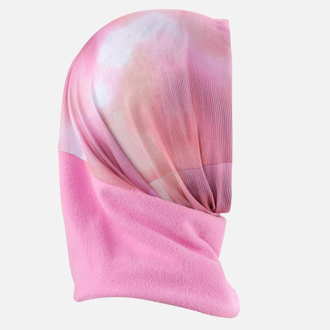 LIGHT MAUVE Kids' Neckwarmer - Hug - Skiers, No Color, large image number 12