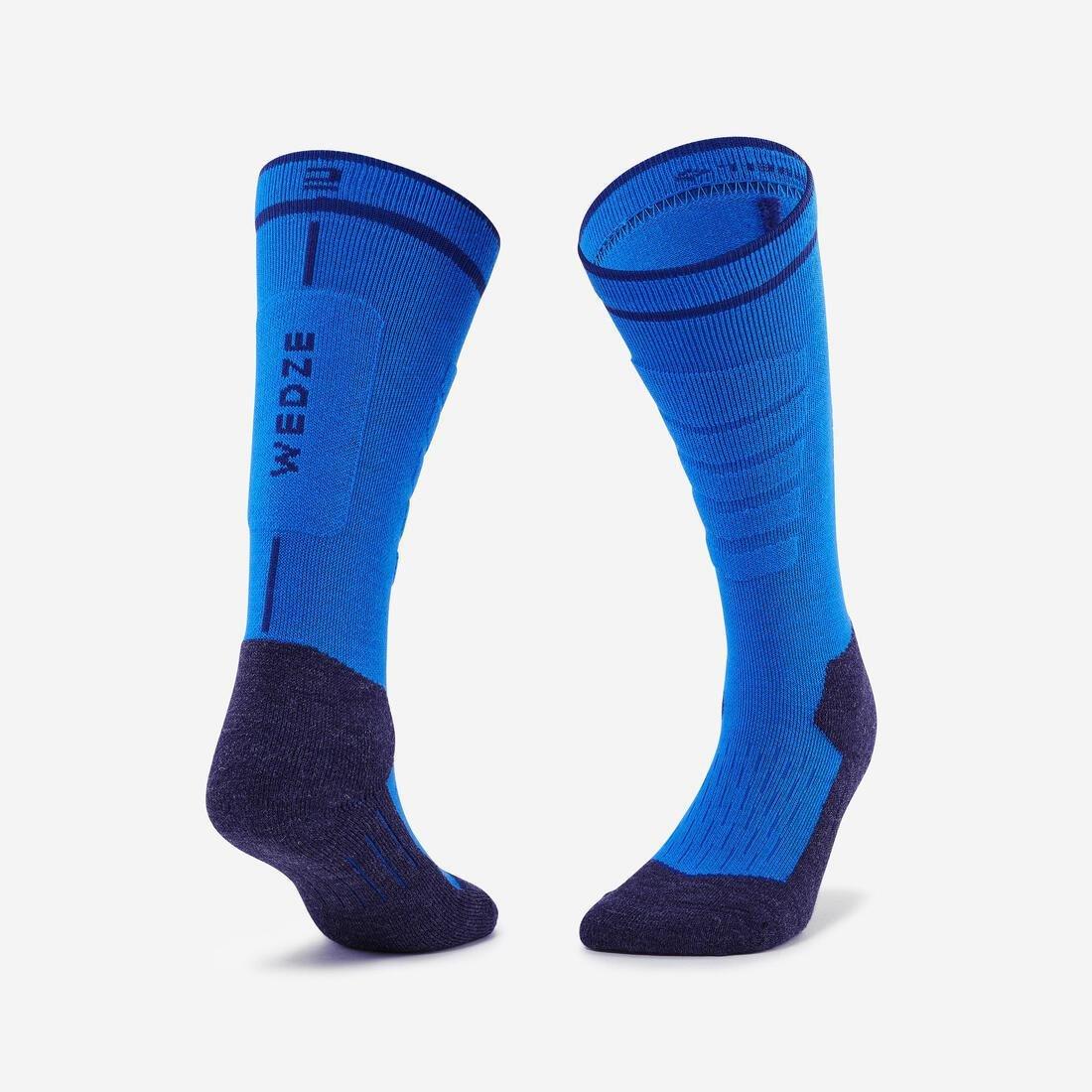 Kids Ski Socks, Blue, , medium