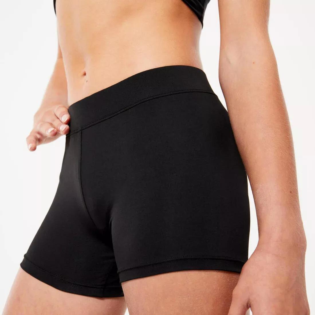 Kids Girls Basic Gym Shorts - Black, Black, , large image number 0