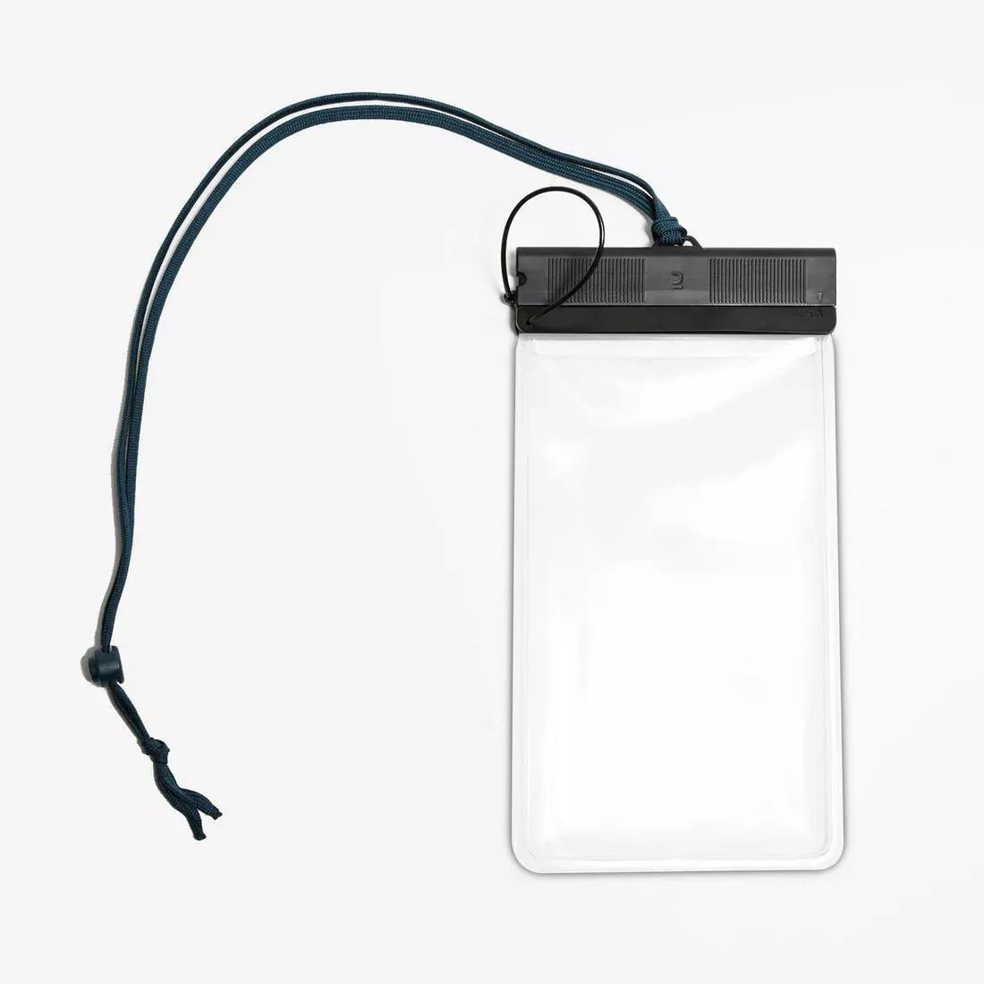 IPX8 Watertight Phone Pouch, Clear, No Color, medium
