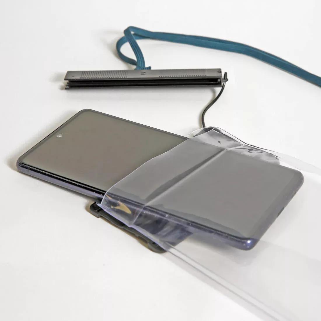 IPX8 Watertight Phone Pouch, Clear, No Color, medium