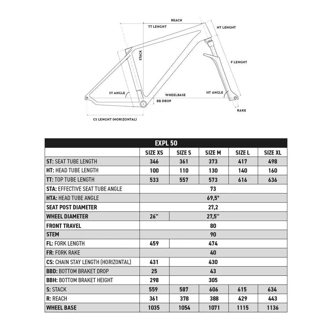 BRIGHT TOMATO Touring Mountain Bike Expl 50, No Color, large image number 5
