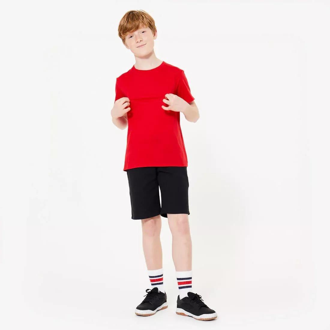 Kids Unisex Cotton Shorts, Black, , large image number 1