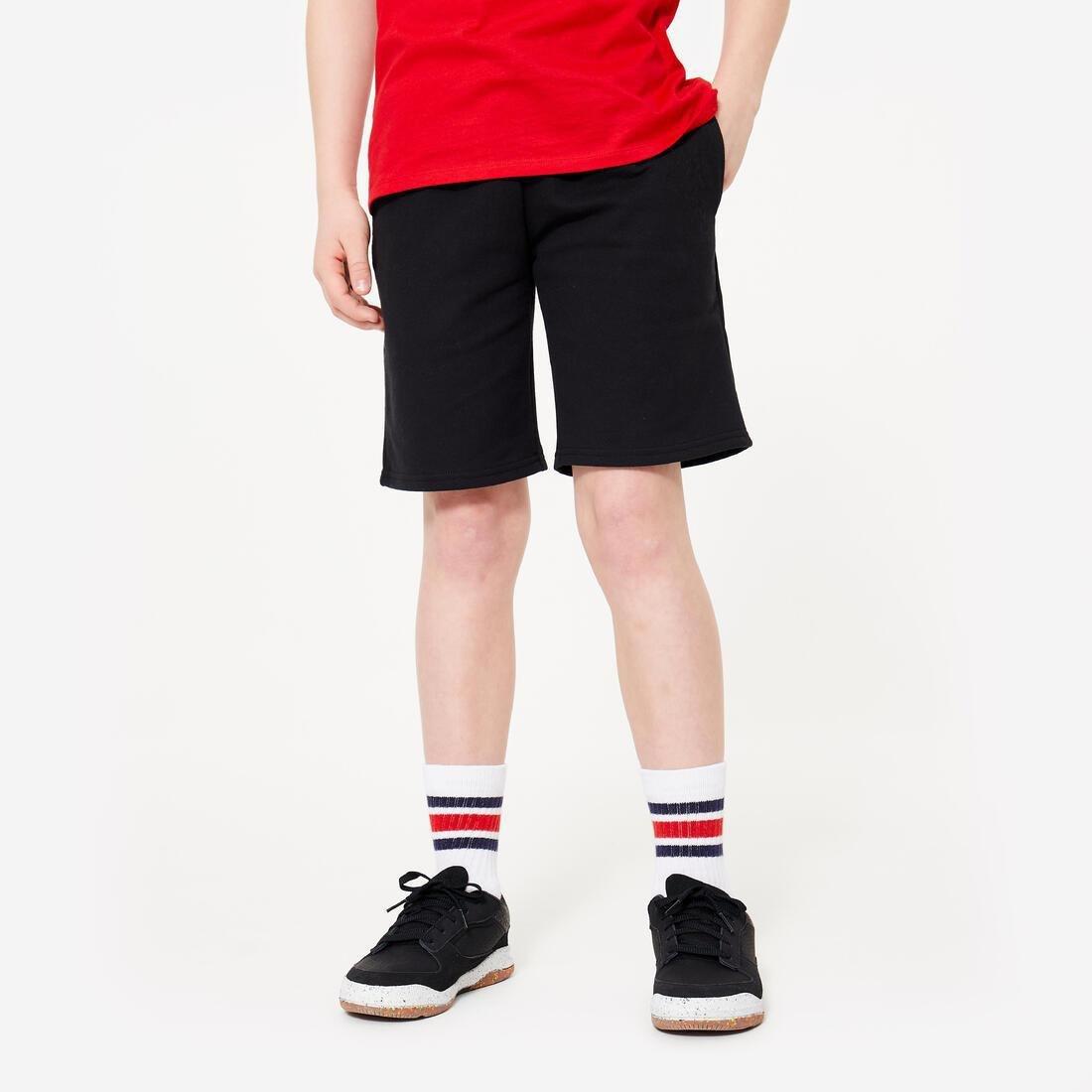 Kids Unisex Cotton Shorts, Black, , large image number 9