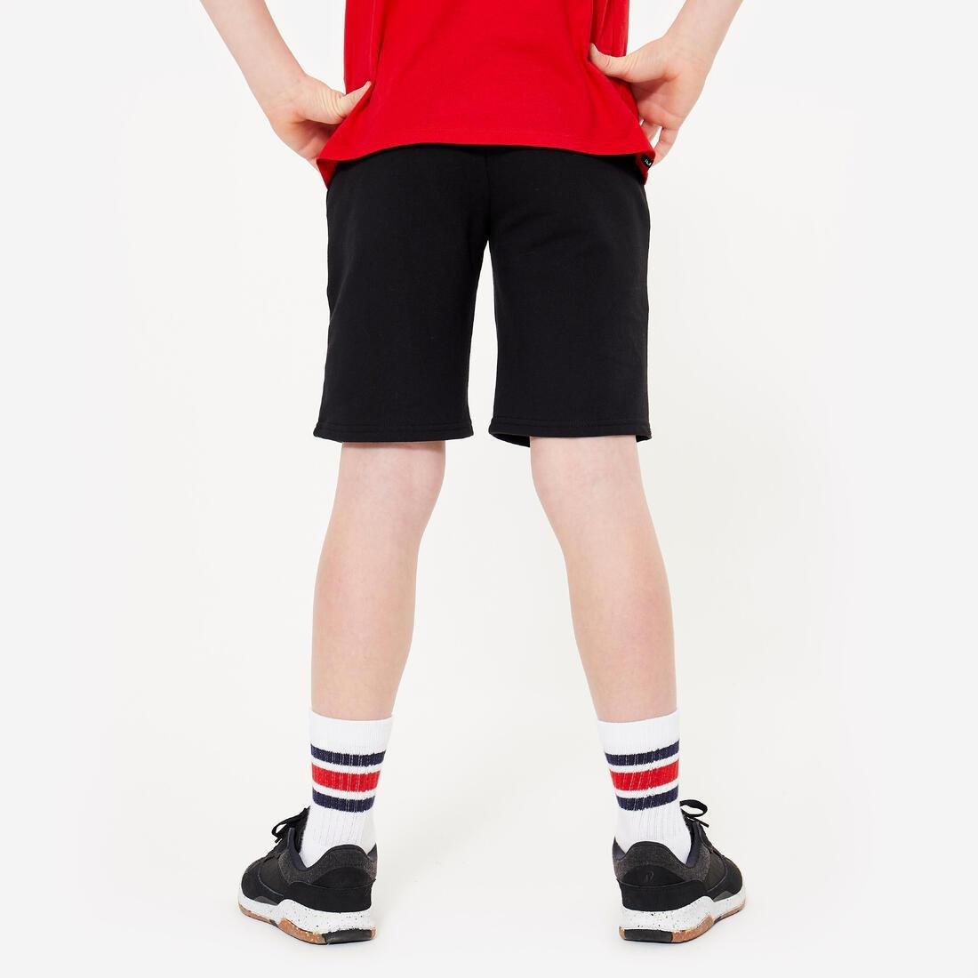 Kids Unisex Cotton Shorts, Black, , large image number 12