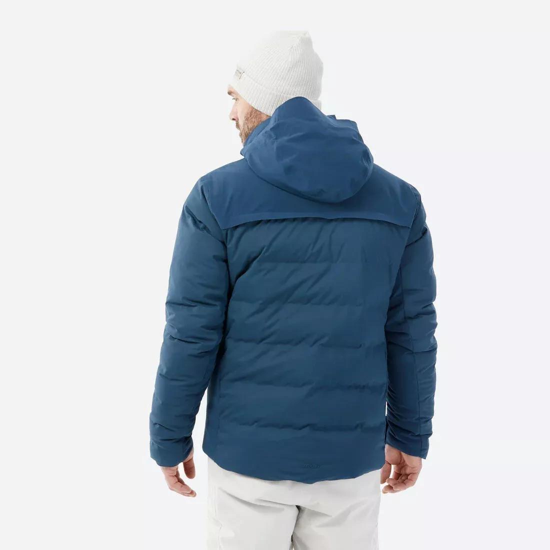 PETROL BLUE Men's very warm and ventilated ski jacket 900 WARM, , large image number 4