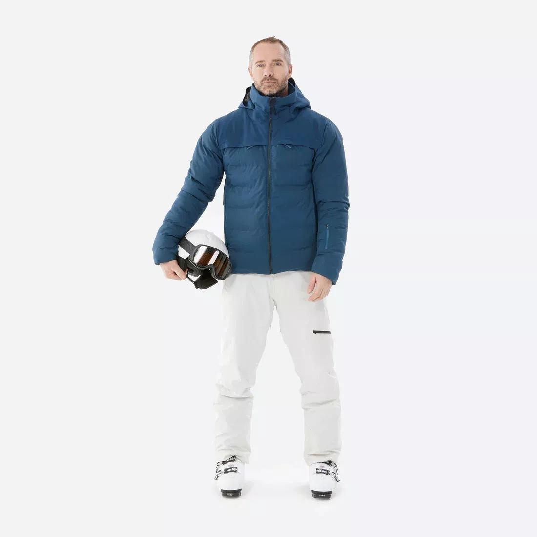 PETROL BLUE Men's very warm and ventilated ski jacket 900 WARM, , large image number 5