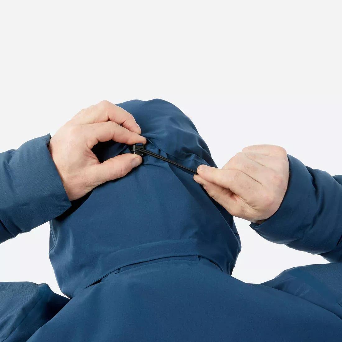 PETROL BLUE Men's very warm and ventilated ski jacket 900 WARM, , large image number 12