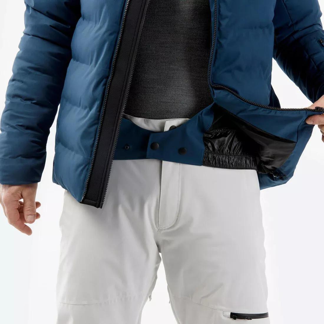PETROL BLUE Men's very warm and ventilated ski jacket 900 WARM, , large image number 14