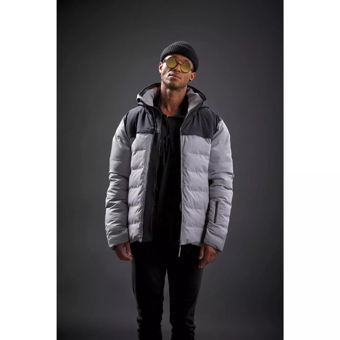 Men Very Warm And Ventilated Ski Jacket - 500 Warm, Grey, No Color, large image number 3