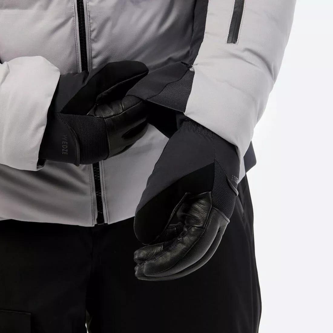 Men Very Warm And Ventilated Ski Jacket - 500 Warm, Grey, No Color, large image number 11