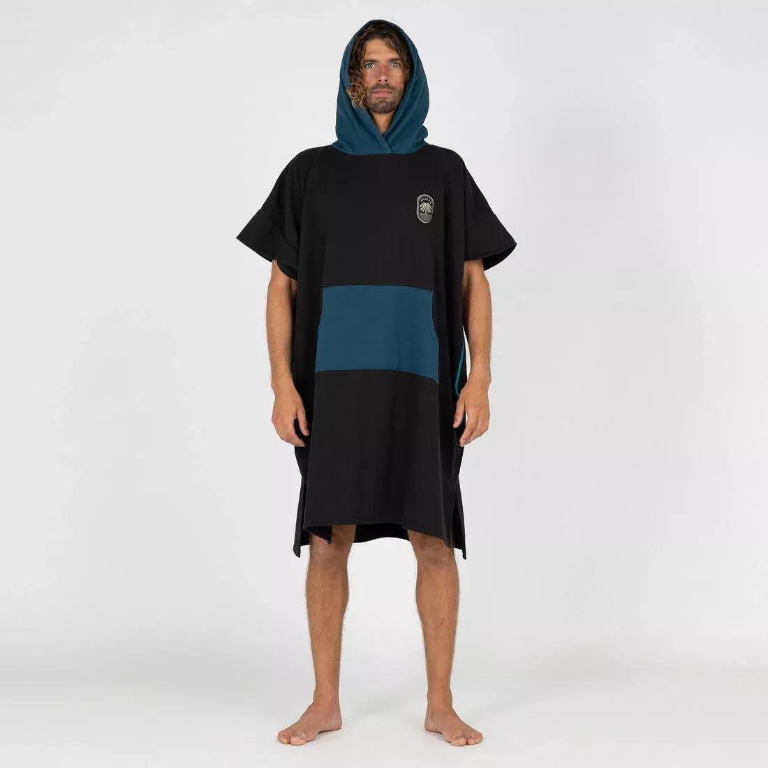Adult Surf Poncho - 500, Navy, No Color, large image number 2