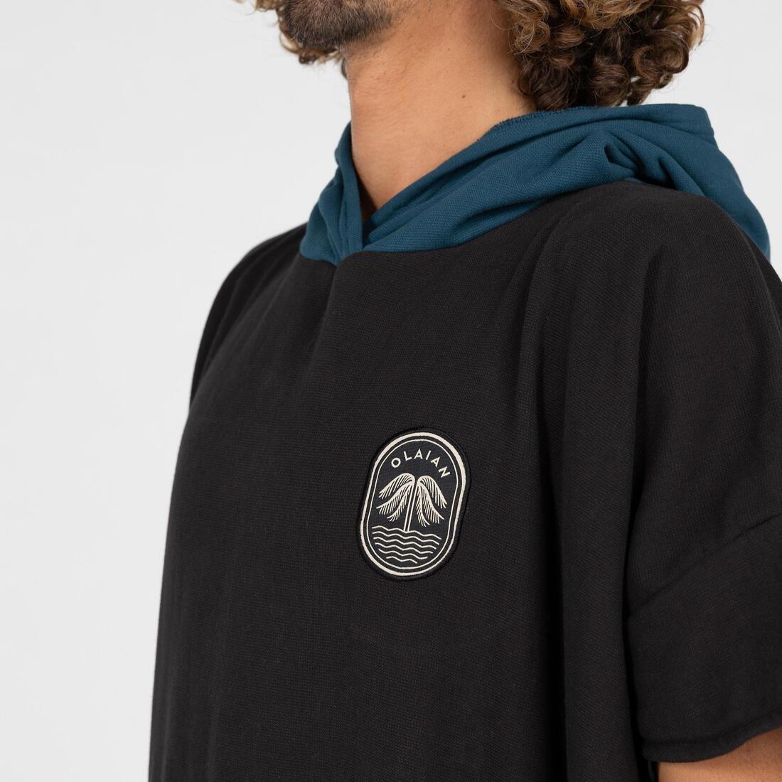 Adult Surf Poncho - 500, Navy, No Color, large image number 3