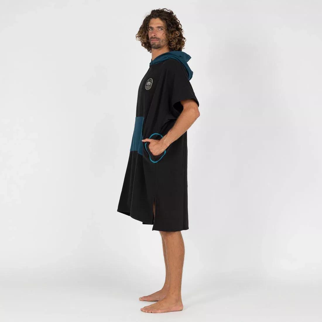 Adult Surf Poncho - 500, Navy, No Color, large image number 4