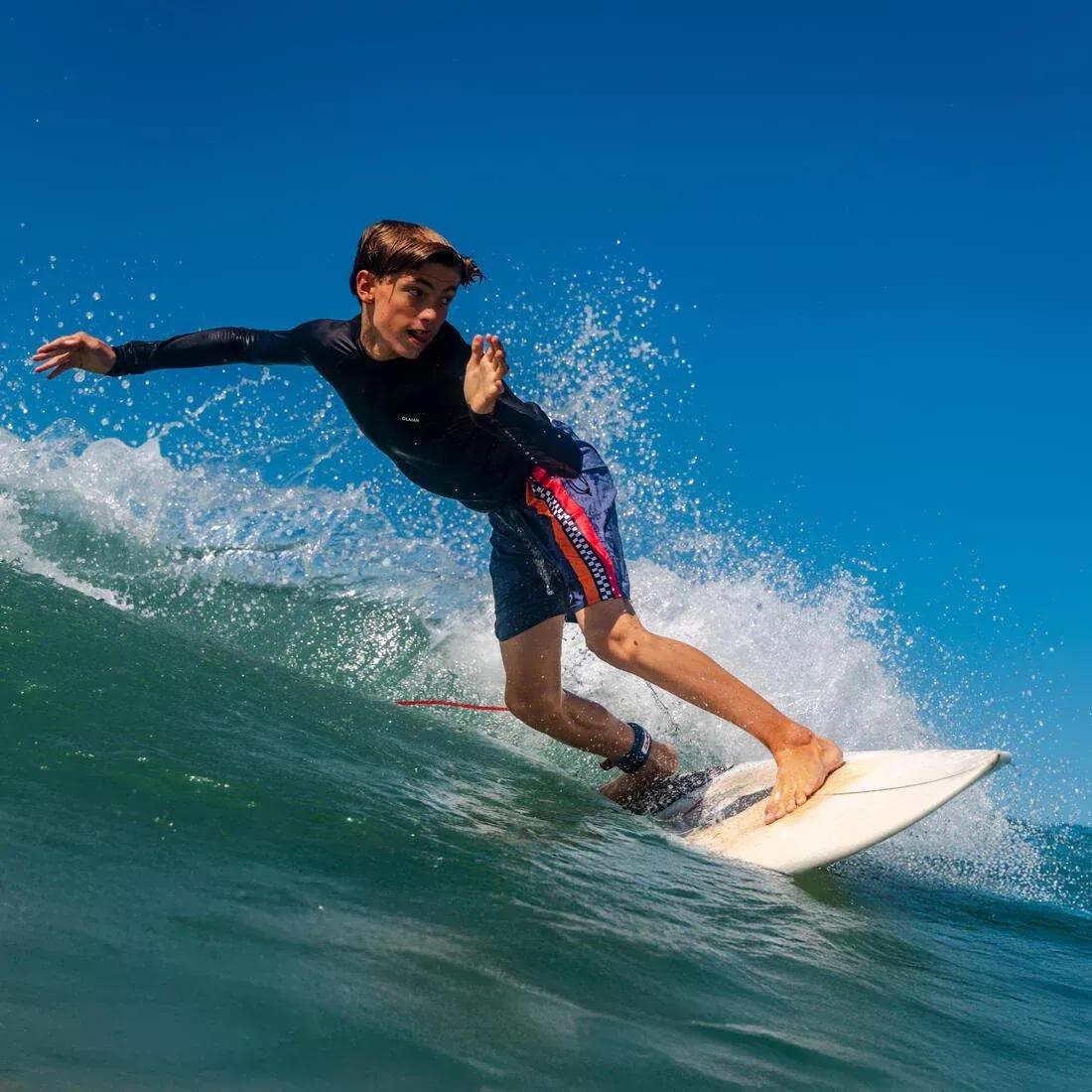 Kids Boys anti-UV long-sleeved t-shirt - 900, Beige, No Color, medium