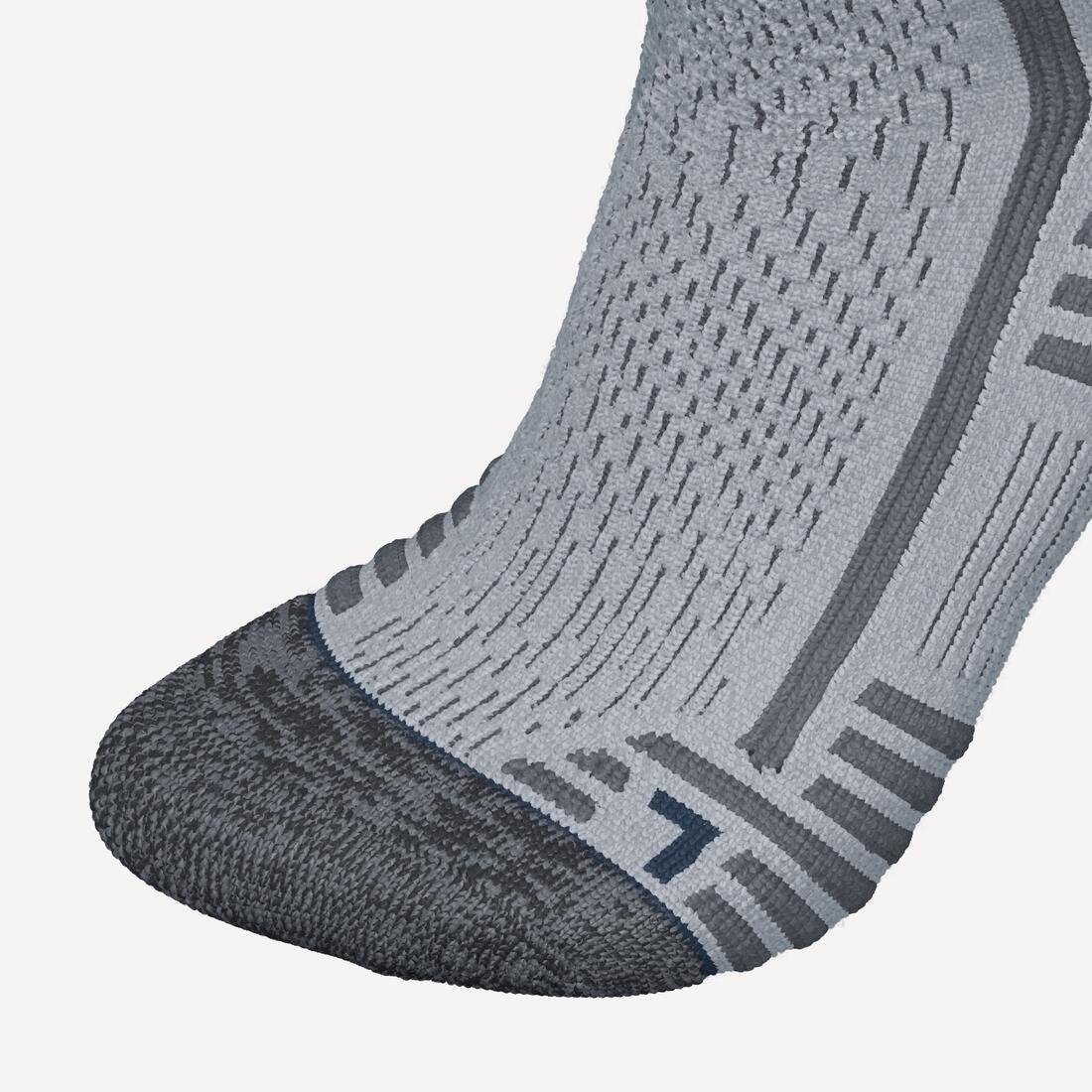 Warm Hiking Socks - SH500 Mountain Mid, Grey, 5401_000, large image number 3