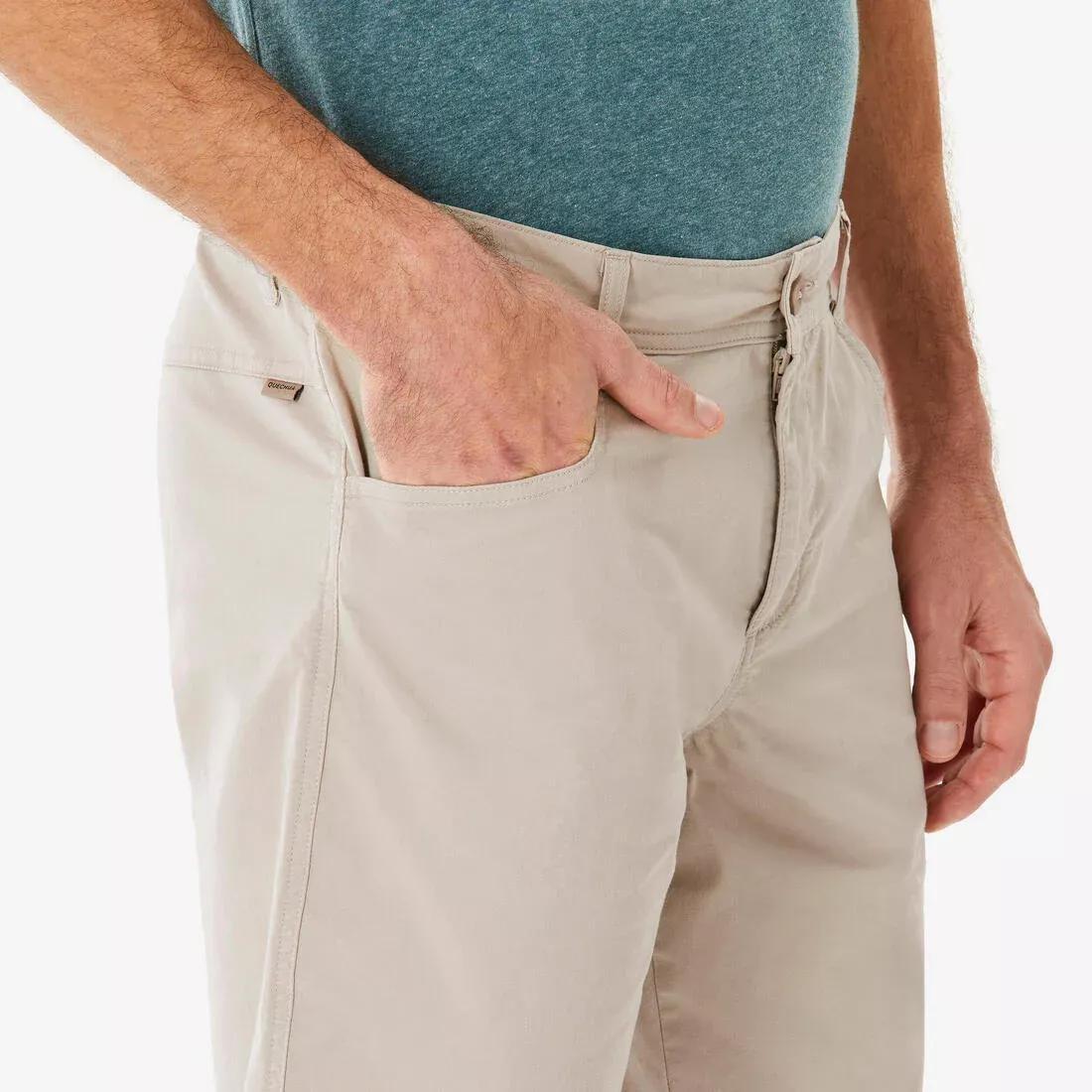 QUECHUA--SHORTS NH100 M BEIGE, No Color, large image number 9