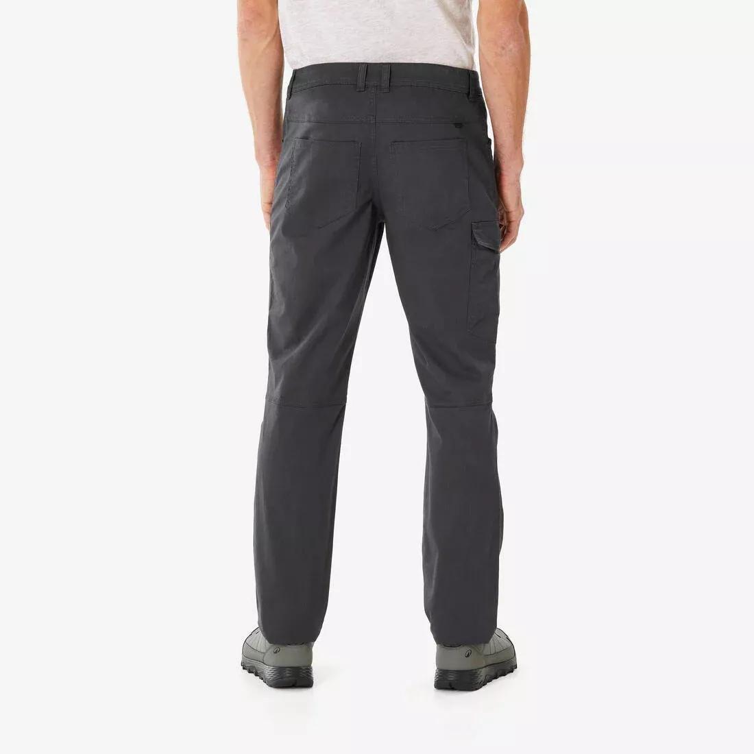 Men Hiking Trousers - NH100, Grey, No Color, large image number 3