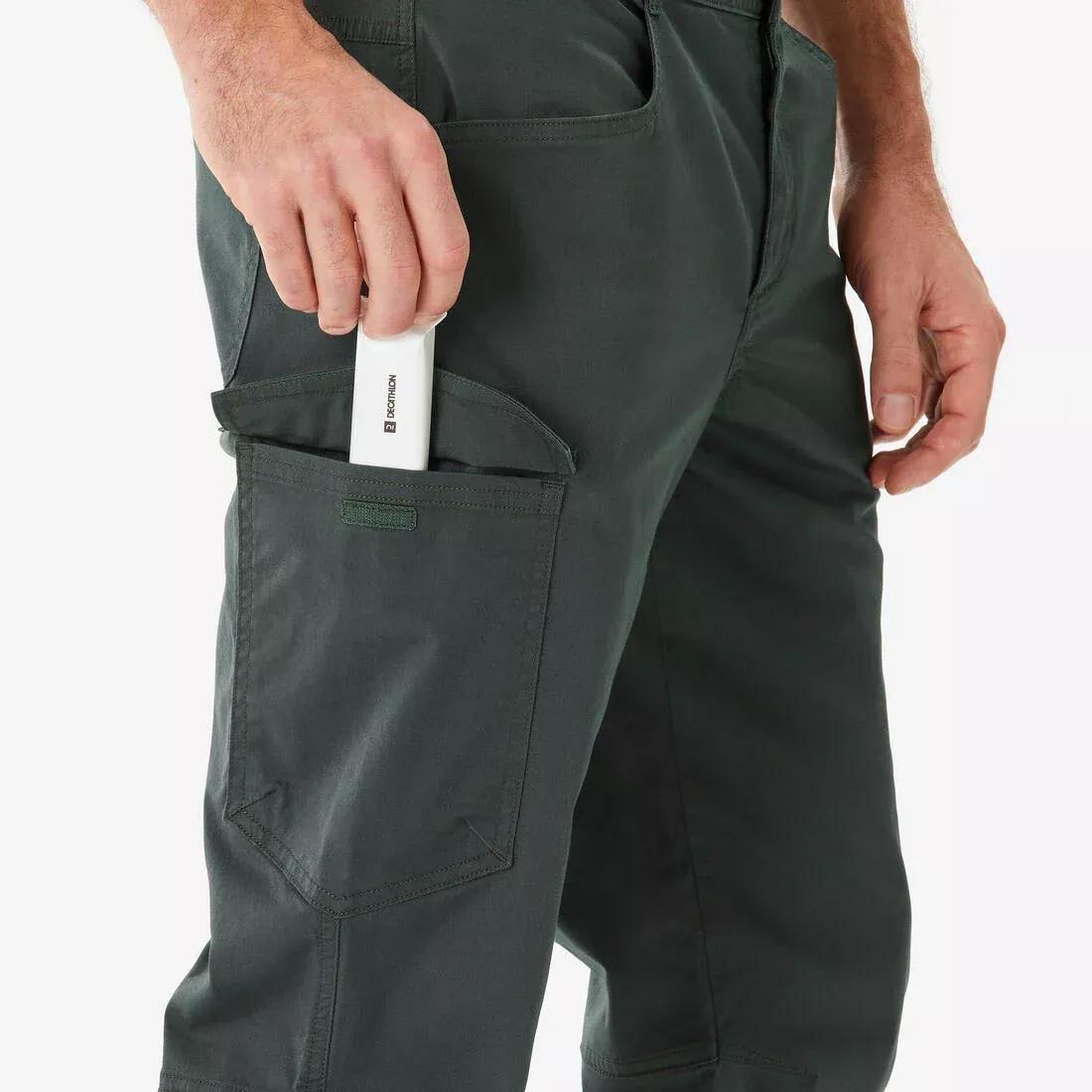URBAN GREEN Men's Hiking Trousers NH100, No Color, large image number 5