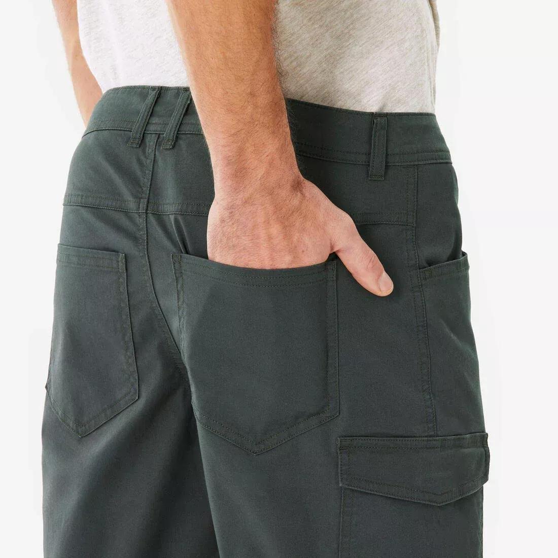 URBAN GREEN Men's Hiking Trousers NH100, No Color, large image number 6