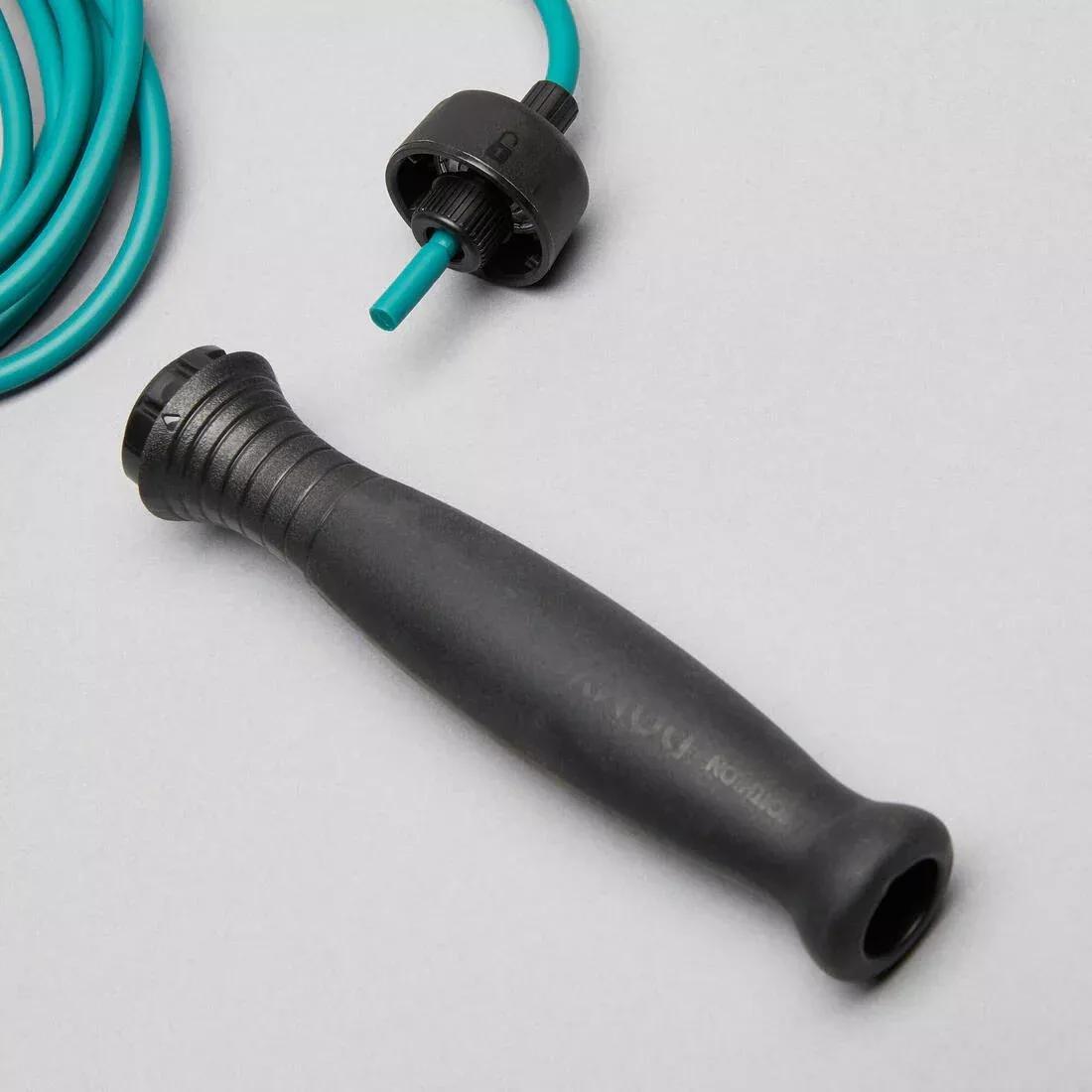 Unisex Skipping Rope - 500 Rubber, Purple, No Color, large image number 8