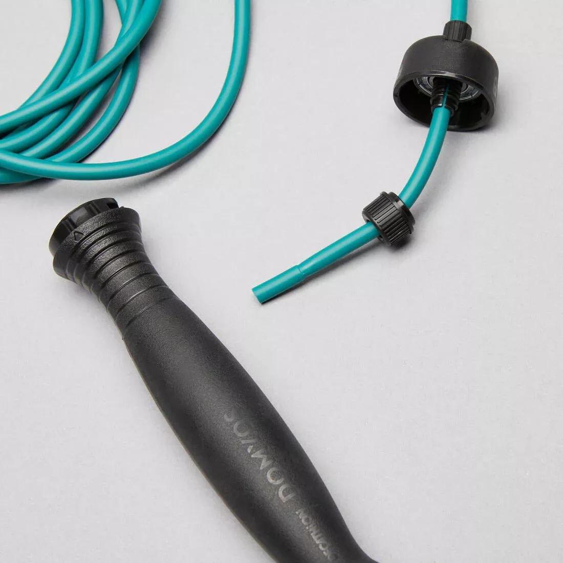 Unisex Skipping Rope - 500 Rubber, Purple, No Color, large image number 10