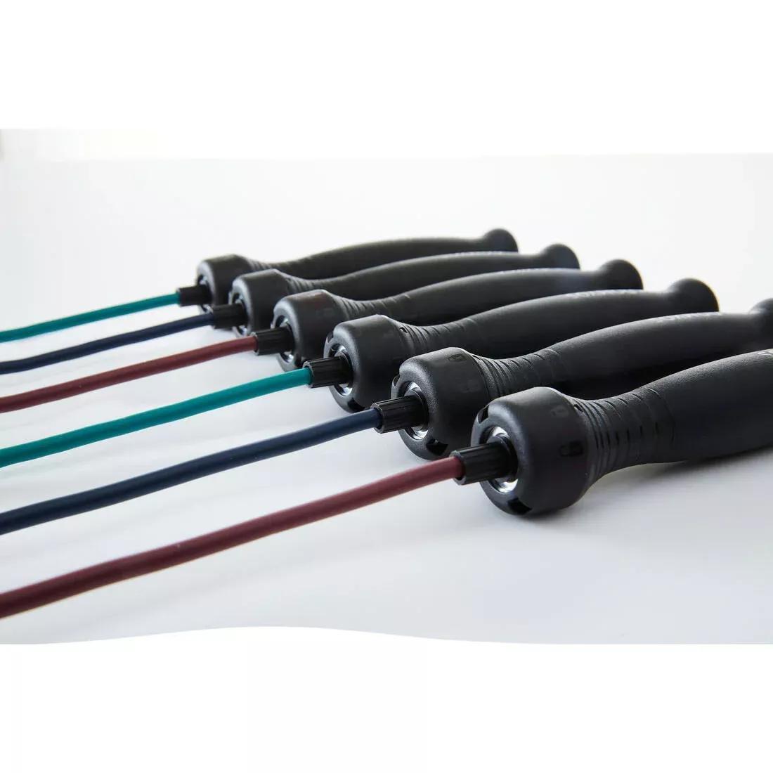 Unisex Skipping Rope - 500 Rubber, Purple, No Color, large image number 12