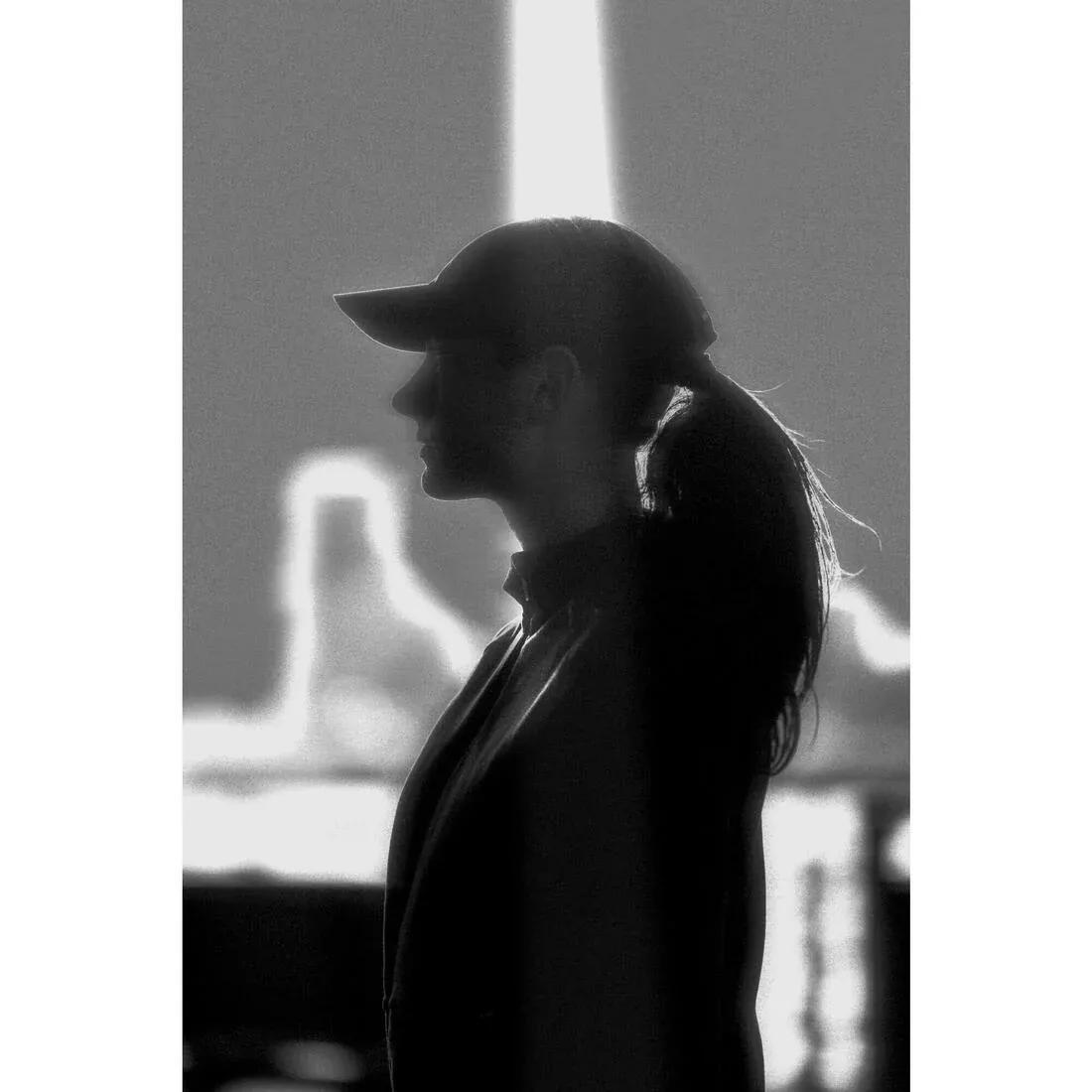 Adults Running Cap - Kiprun Water Repellent 5 Panels, Black, No Color, large image number 9