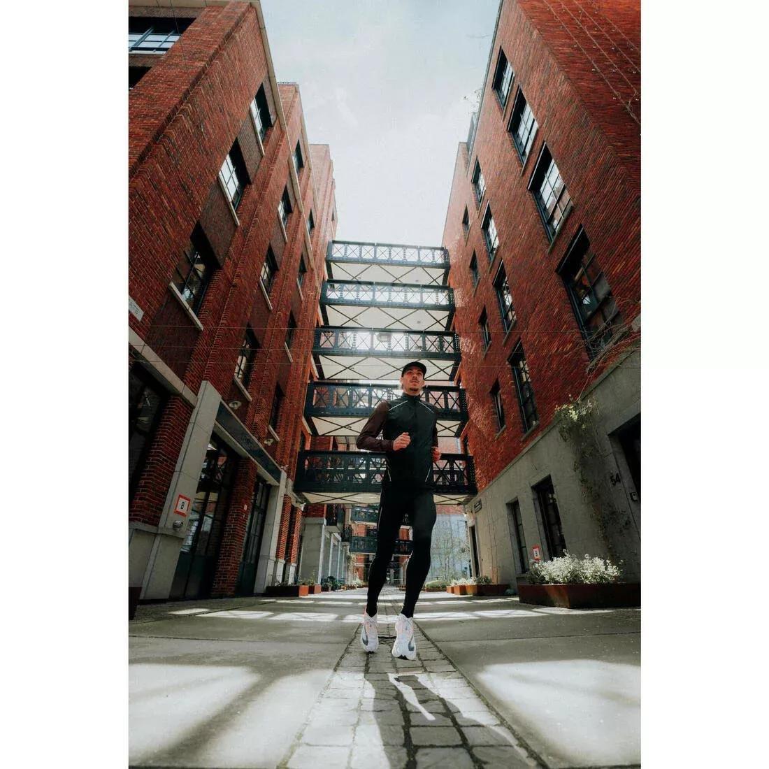 Adults Running Cap - Kiprun Water Repellent 5 Panels, Black, No Color, large image number 10