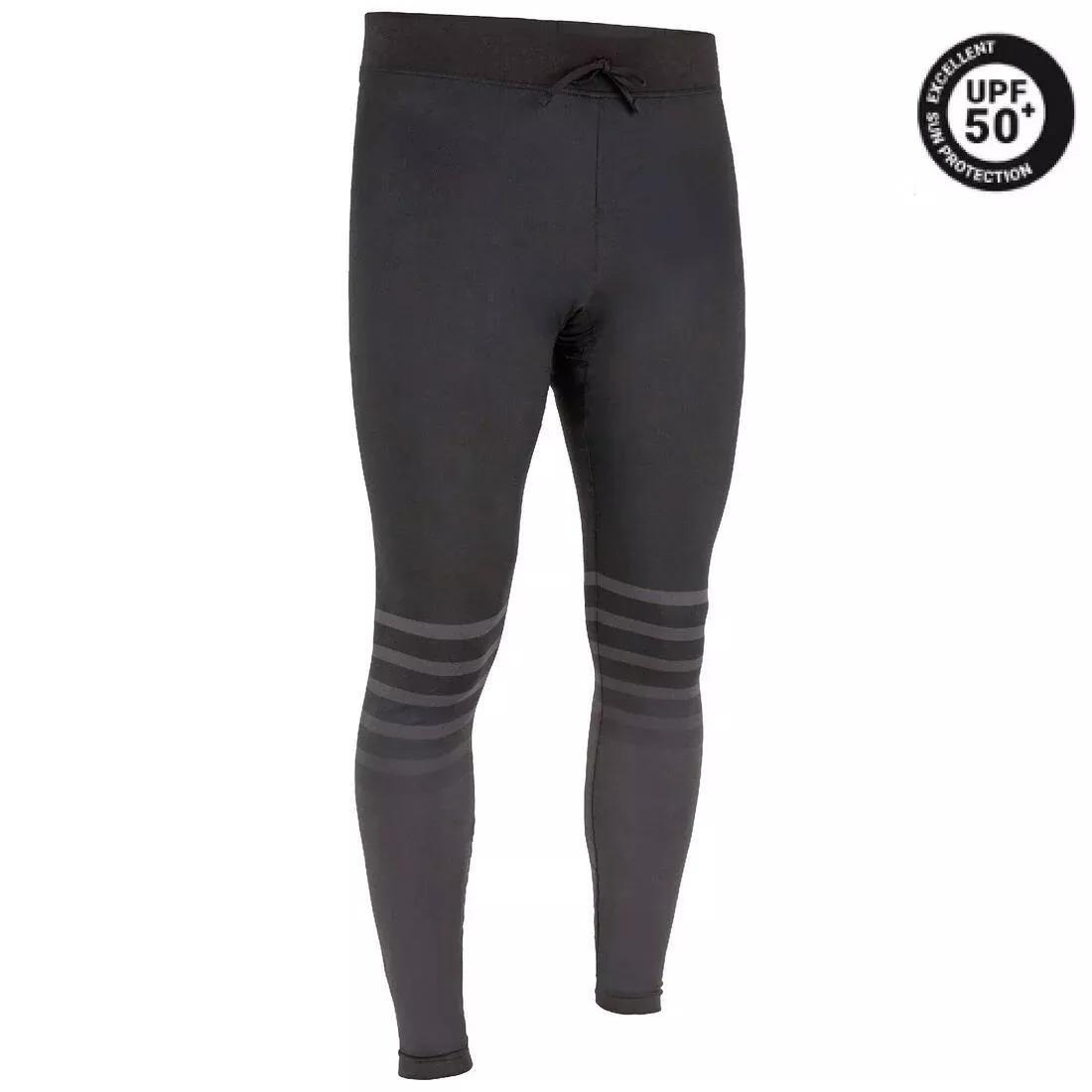 Men Surfing Eco Anti-Uv Leggings - 100, Blue, , large image number 0