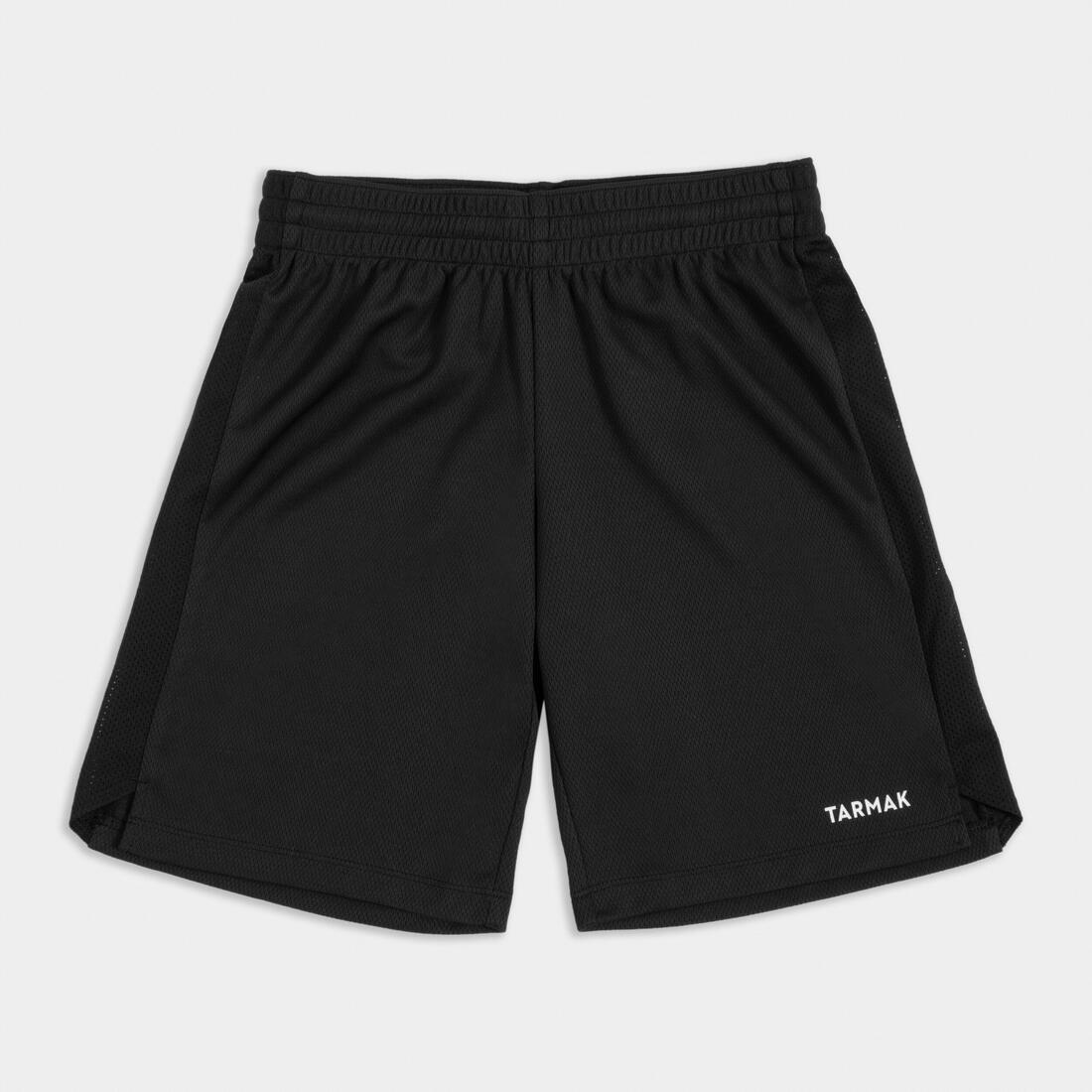 Kids Unisex Basketball Shorts - Sh500, Black, , large image number 4