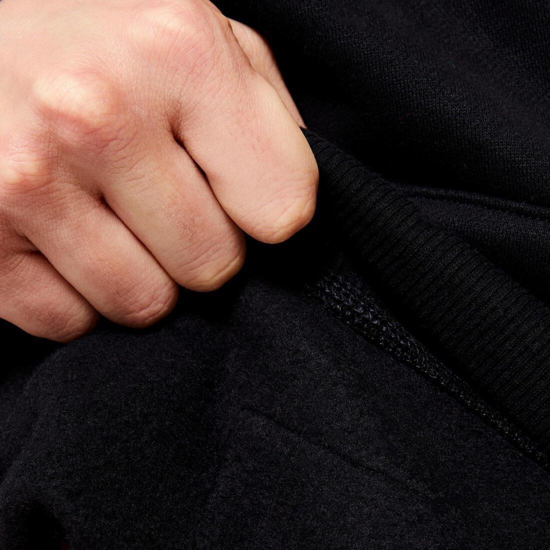 DOMYOS--SWEAT HOOD 520 WARM M BLACK, , large image number 7
