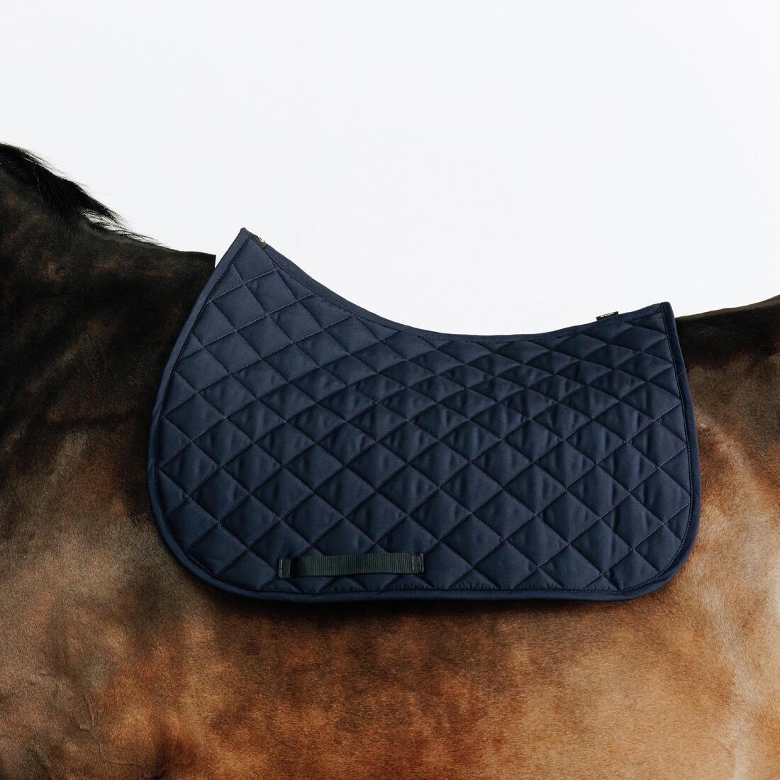 FOUGANZA--SADDLE PAD 100 NAVY, 5401_000, large image number 0