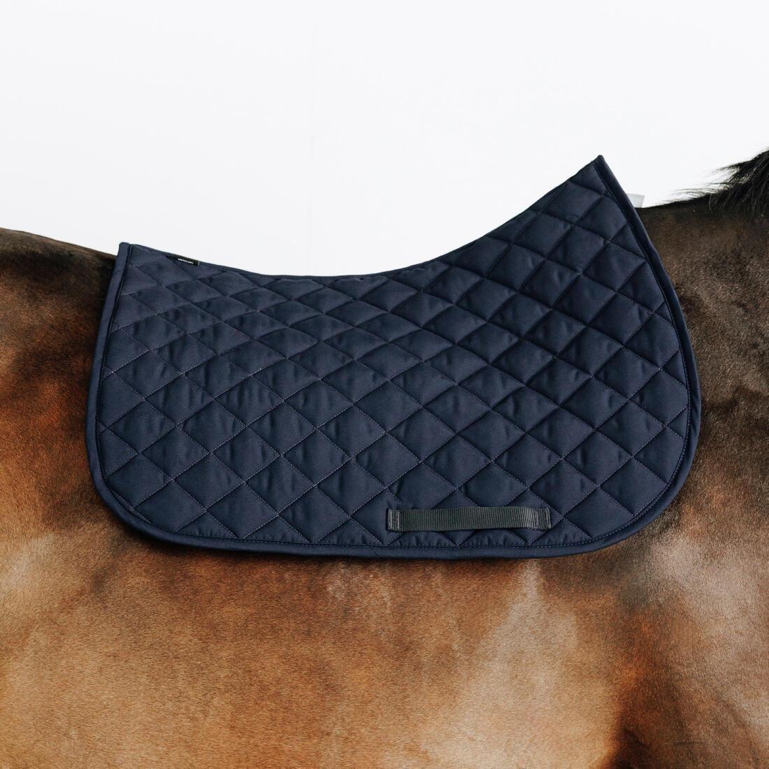 FOUGANZA--SADDLE PAD 100 NAVY, 5401_000, large image number 2