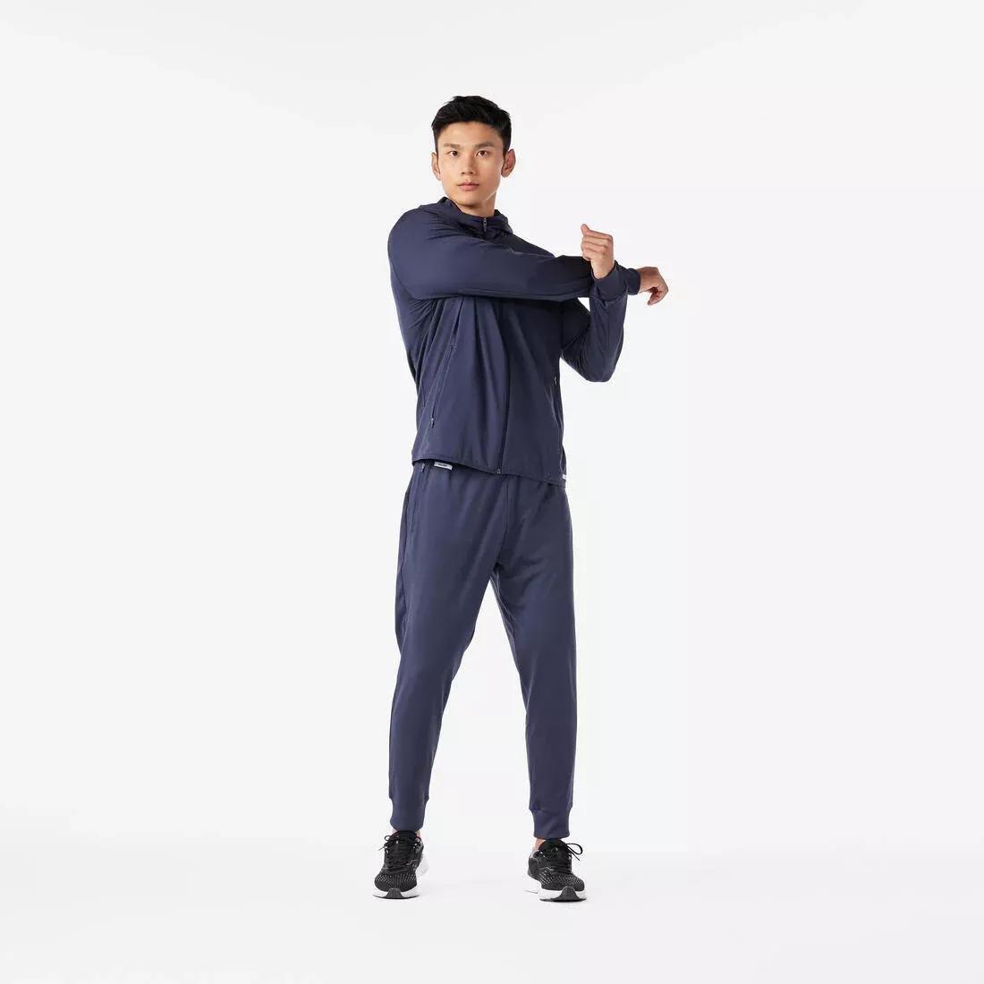 Men's warm running jacket - KIPRUN RUN 100 Warm, orange, , large image number 7