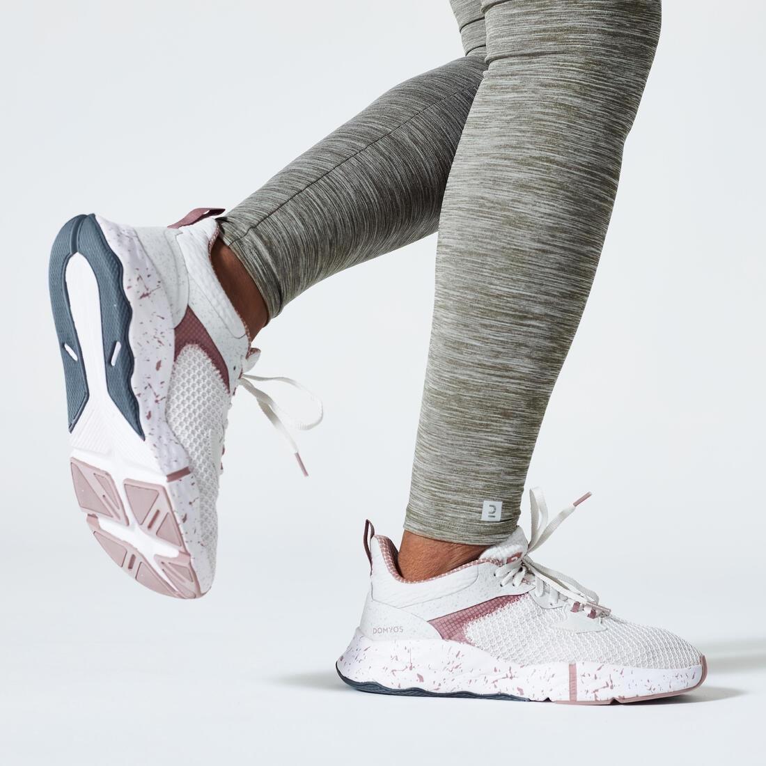 COMET BLUE Women's High-Waisted Cardio Fitness Leggings, No Color, large image number 2