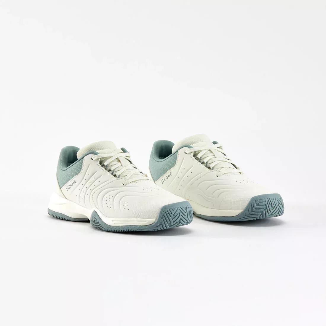 Kids Unisex Lace-Up Tennis Shoes - TS Strong, White, No Color, medium