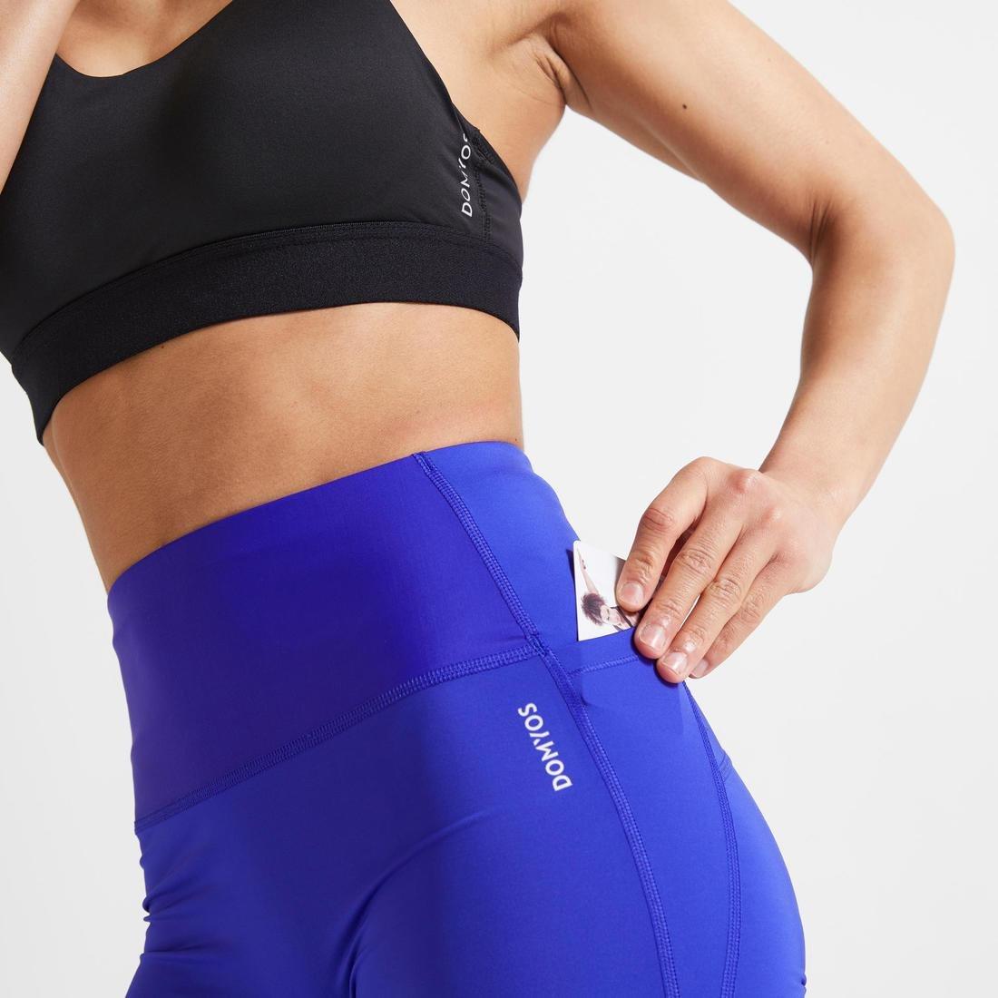 Women Shaping Fitness Cardio High-Waisted Leggings, Purple, No Color, large image number 10