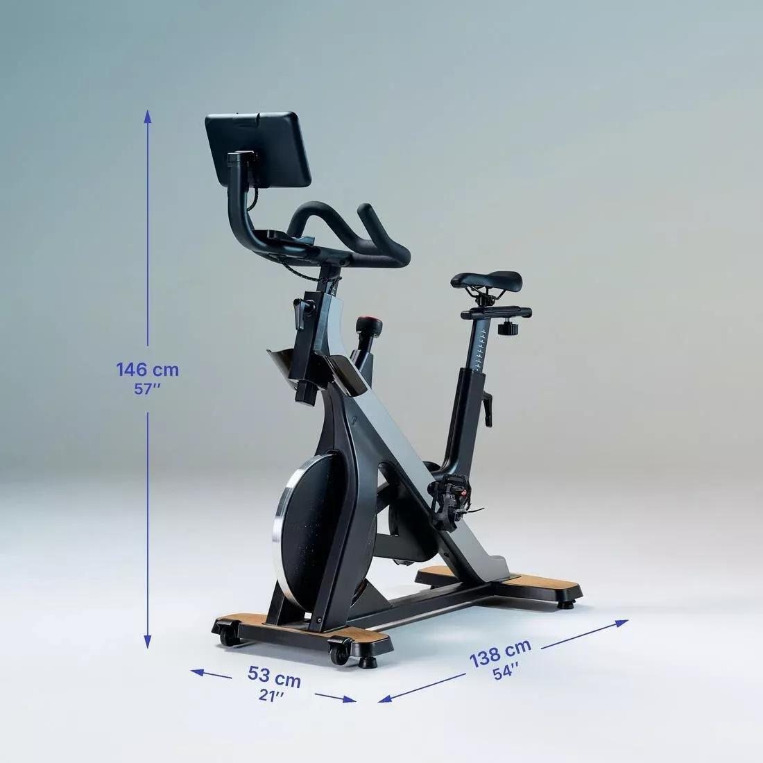 Connected Exercise Bike - Training Bike 900 (with Decathlon Warranty), No Color, large image number 2