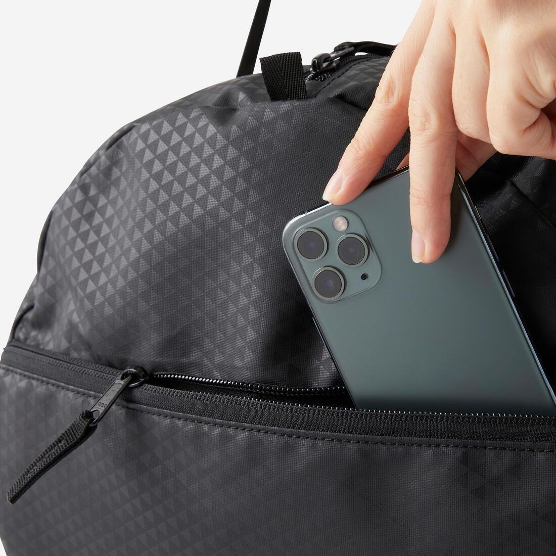 DOMYOS--FITNESS BAG FOLD 50 L BLACK, 5401_000, large image number 8