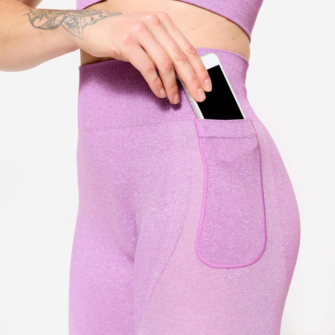 DOMYOS--FTI 900 SEAMLESS PINK, No Color, large image number 4