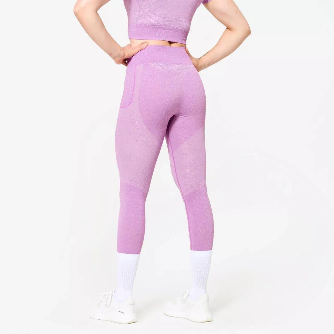 DOMYOS--FTI 900 SEAMLESS PINK, No Color, large image number 5