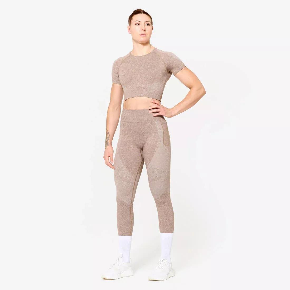 DOMYOS--FTI 900 SEAMLESS PINK, No Color, large image number 12