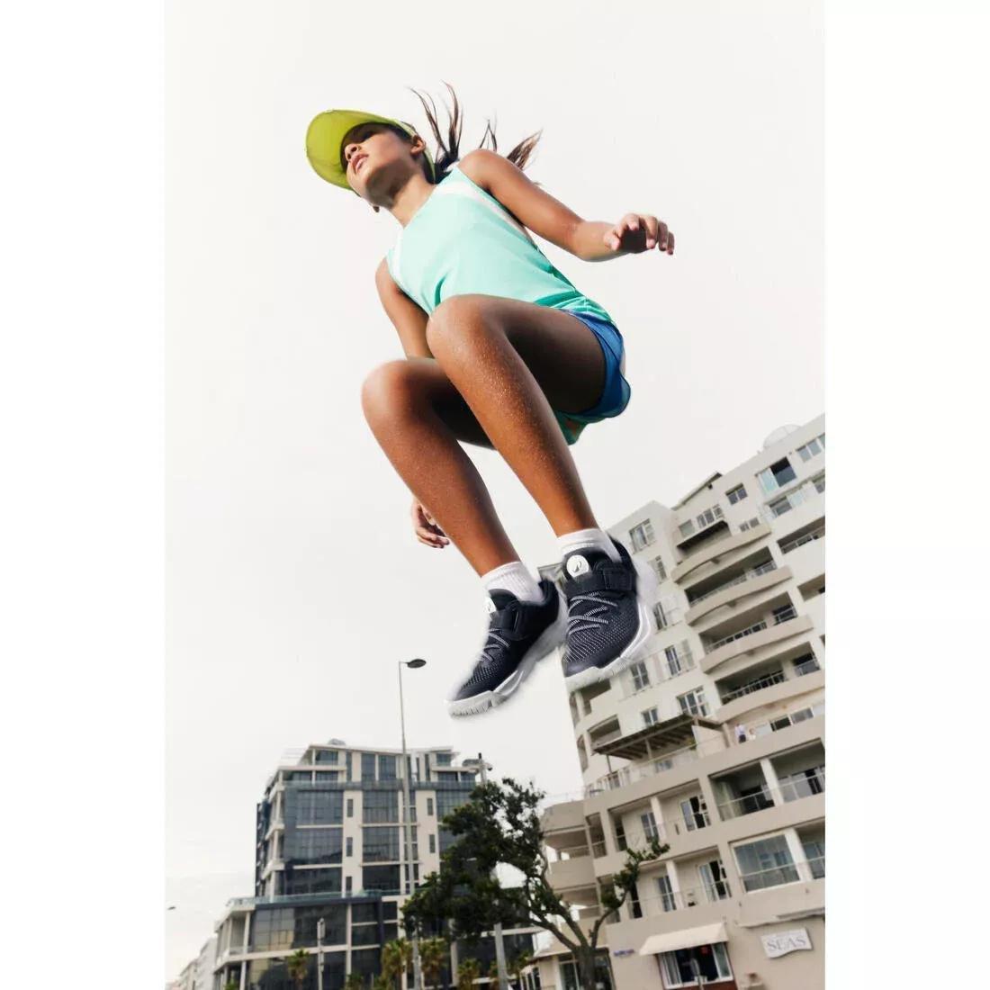 Kids Unisex Lightweight Rip-Tab And Elasticated Laces Shoes Playful Fast, Blue, No Color, large image number 1